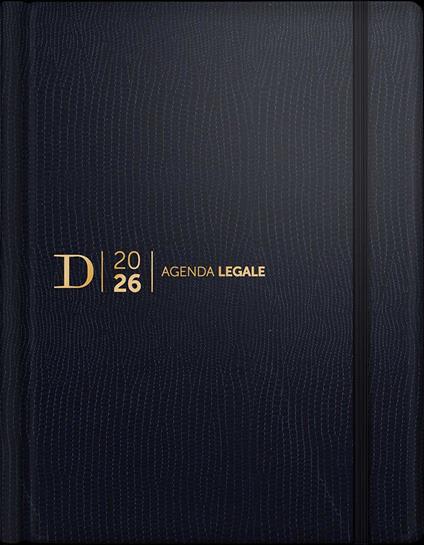 Agenda legale 2026. 15 mesi. Ediz. blu - copertina