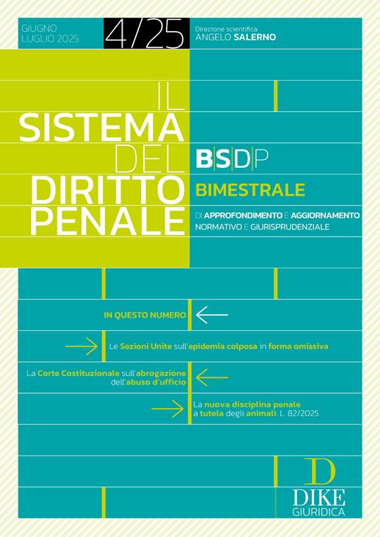 Il sistema del diritto penale (2025). Vol. 4 - copertina