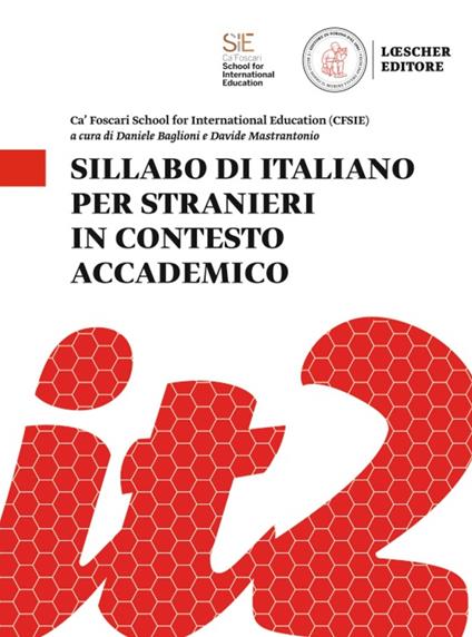 Sillabo di italiano per stranieri in contesto accademico - copertina