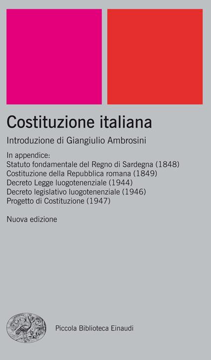 Costituzione italiana - V.V.A.A. - ebook