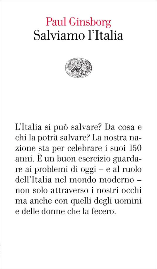 Salviamo l'Italia - Paul Ginsborg,E. Benghi - ebook