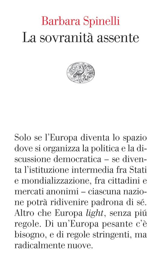 La sovranità assente - Barbara Spinelli - ebook