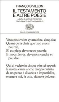 Il testamento e altre poesie