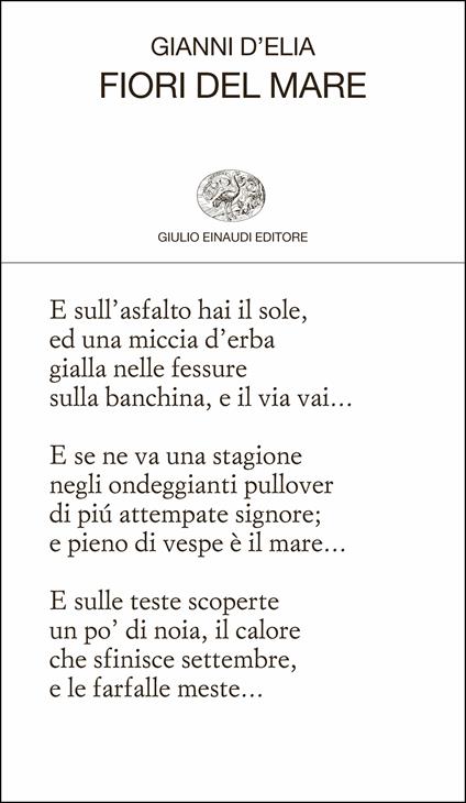 Fiori del mare - Gianni D'Elia - ebook