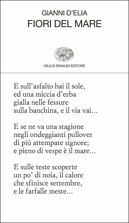 Fiori del mare - Gianni D'Elia - ebook