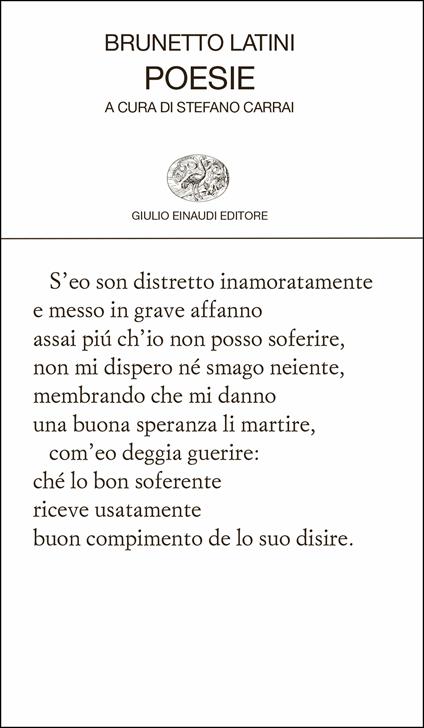 Poesie - Brunetto Latini,Stefano Carrai - ebook