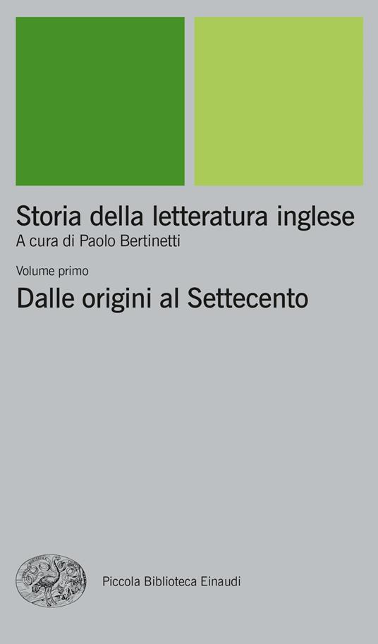 Storia della letteratura inglese. Vol. 1 - Paolo Bertinetti - ebook