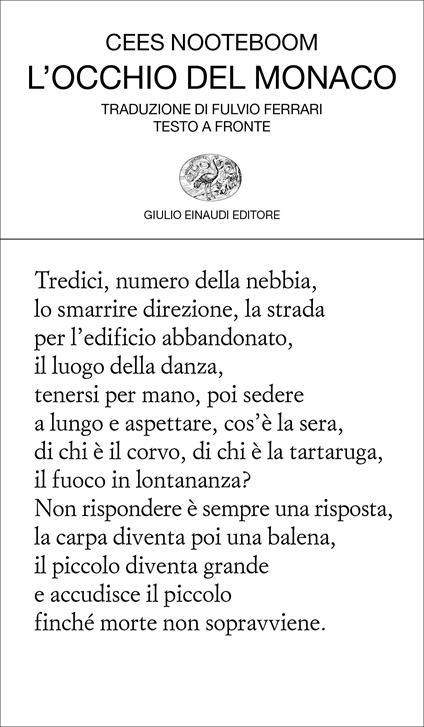 L' occhio del monaco. Testo originale a fronte - Cees Nooteboom,Fulvio Ferrari - ebook