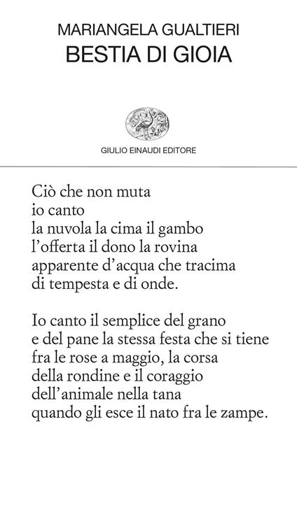 Bestia di gioia - Mariangela Gualtieri - ebook