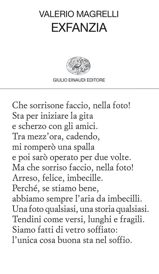 Exfanzia - Valerio Magrelli - ebook
