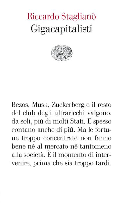 Gigacapitalisti - Riccardo Staglianò - ebook