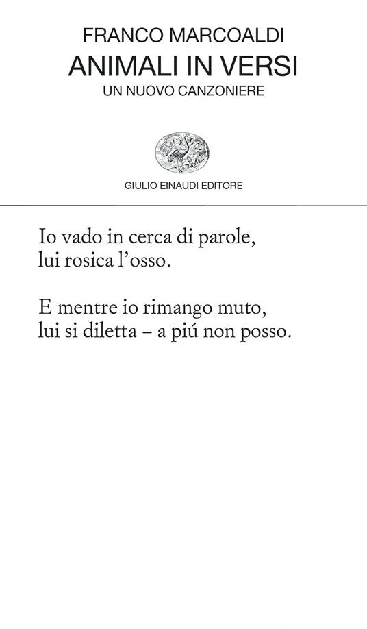 Animali in versi. Un nuovo canzoniere - Franco Marcoaldi - ebook