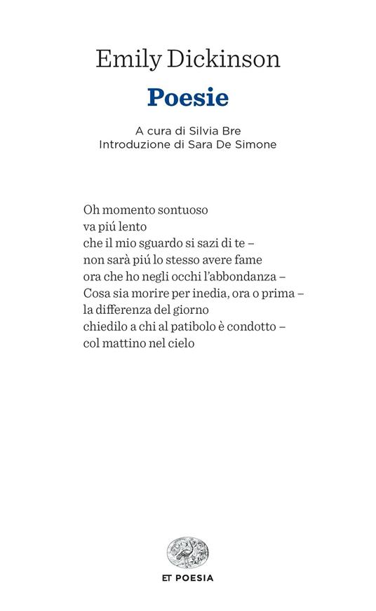 Poesie - Emily Dickinson,Silvia Bre - ebook