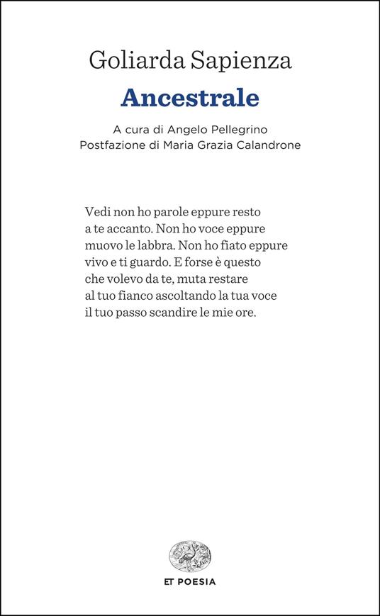 Ancestrale - Goliarda Sapienza,Angelo Pellegrino - ebook