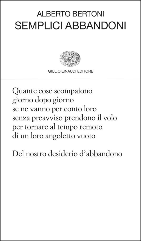 Semplici abbandoni - Alberto Bertoni - ebook