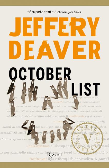 October List (VINTAGE) - Jeffery Deaver - ebook