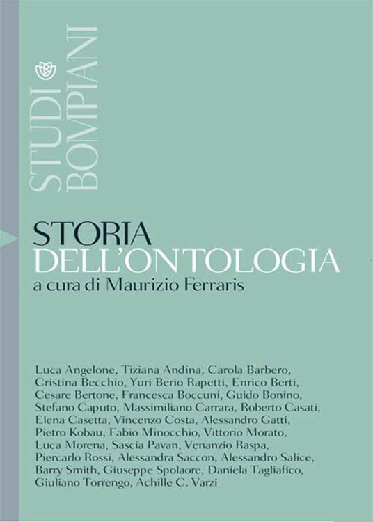 Storia della ontologia - Maurizio Ferraris - ebook