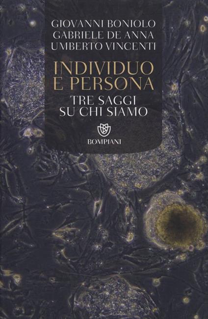 Individuo e persona. Tre saggi su chi siamo - Giovanni Boniolo,Gabriele De Anna,Umberto Vincenti - ebook