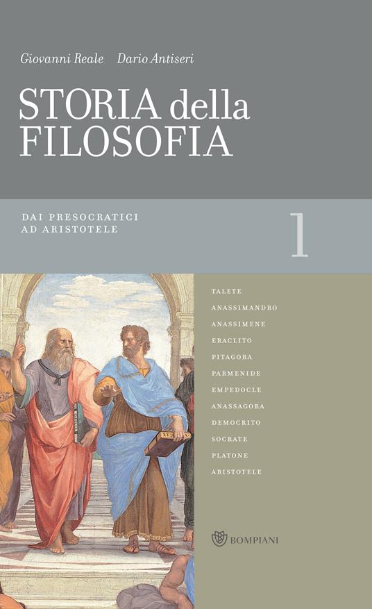 Storia della filosofia dalle origini a oggi. Vol. 1 - Dario Antiseri,Giovanni Reale - ebook