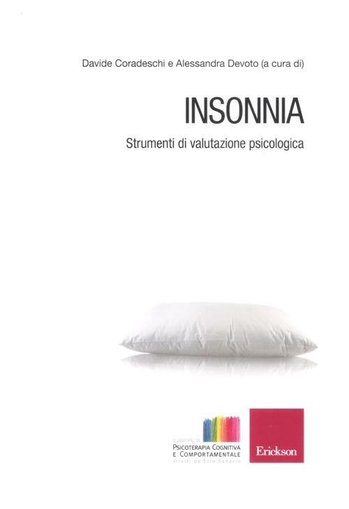 Insonnia. Strumenti di valutazione psicologica - copertina