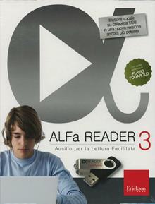 ALFa Reader 3 plus. (KIT: libro e chiavetta USB). Ausilio per la lettura facilitata. Lettore vocale