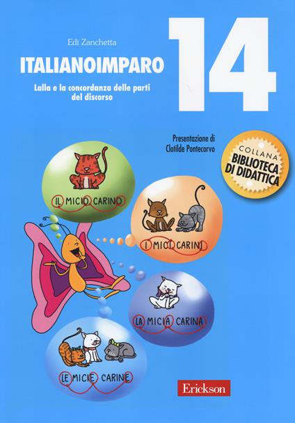 ItalianoImparo. Vol. 14: Lalla e la concordanza delle parti del discorso - Edi Zanchetta - copertina