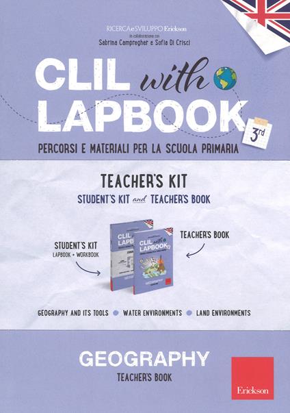 CLIL with lapbook. Geography. Terza. Teacher's kit - copertina