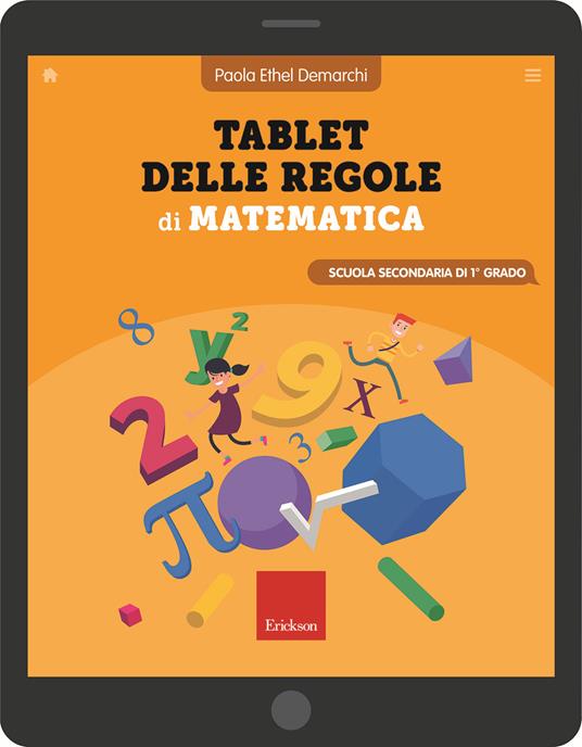 Tablet delle regole di matematica. Per la Scuola secondaria di 1° grado. Ediz. a spirale - Paola Ethel Demarchi - copertina