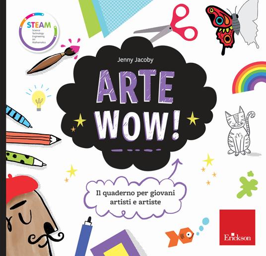 Arte wow! Il quaderno per giovani artisti e artiste - Jenny Jacoby - copertina