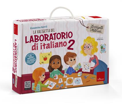 La valigetta del laboratorio di italiano. Vol. 2: 12 giochi per imparare divertendosi in terza, quarta e quinta - Giuseppina Gentili - copertina