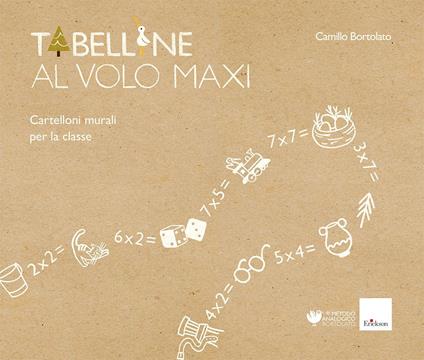 Tabelline al volo maxi. Con 8 cartelloni murali - Camillo Bortolato - copertina