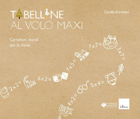Tabelline al volo maxi. Con 8 cartelloni murali - Camillo Bortolato - copertina