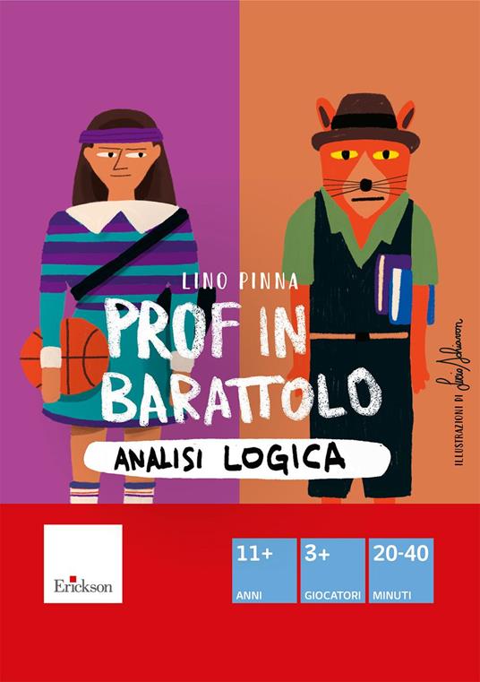 Prof in barattolo. Analisi logica. Con clessidra. Con istruzioni - Lino Pinna - copertina