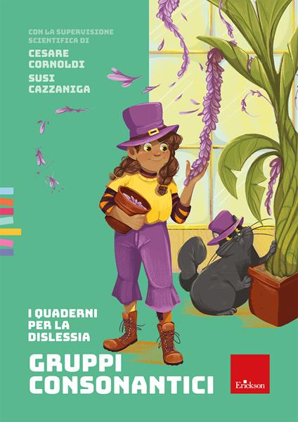 Gruppi consonantici. I quaderni per la dislessia - Cesare Cornoldi,Susi Cazzaniga - copertina