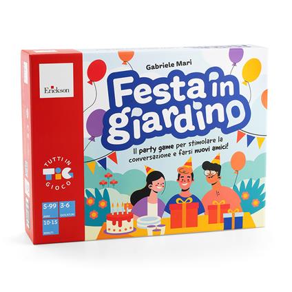 Festa in giardino. Il party game per stimolare la conversazione e farsi nuovi amici! Con regolamento - Gabriele Mari - copertina