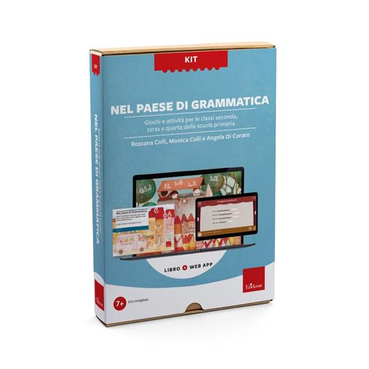 Nel paese di Grammatica. Giochi e attività per le classi seconda, terza e quarta della scuola primaria. Kit. Con WebApp - Rossana Colli,Monica Colli,Angela Di Corato - copertina