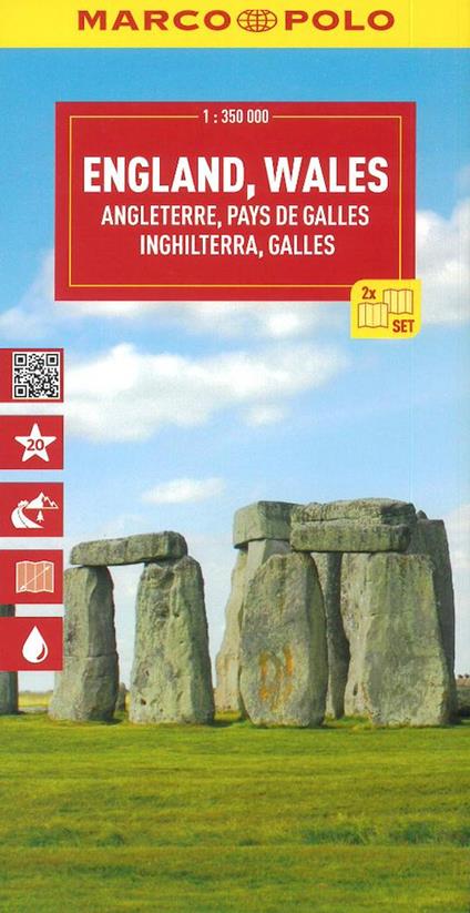 Inghilterra, Galles 1:350.000 - copertina