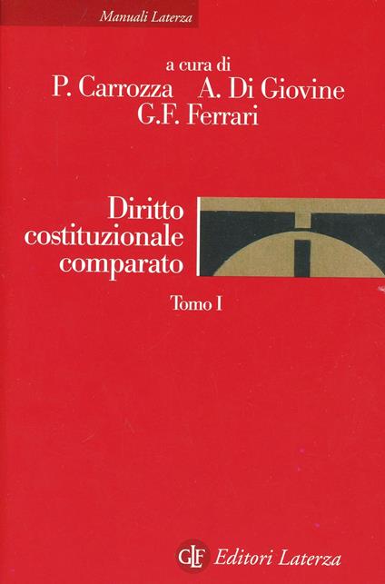Diritto costituzionale comparato - copertina