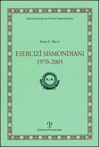 Esercizi sismondiani 1970-2005 - Aldo G. Ricci - copertina