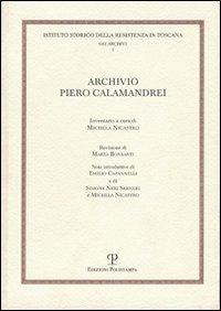 Archivio Piero Calamandrei - copertina