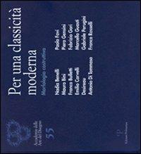 Per una classicità moderna. Morfologia costruttiva. Ediz. illustrata - copertina