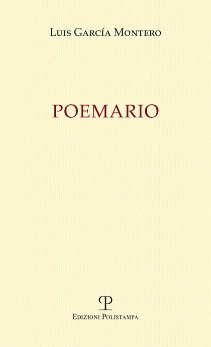 Poemario - Luis G. Montero - copertina
