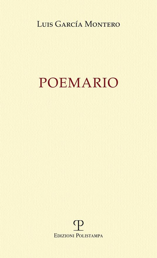 Poemario - Luis G. Montero - copertina