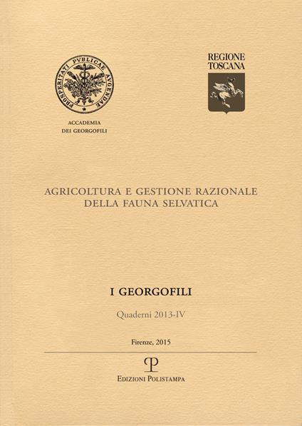 Agricoltura e gestione razionale della fauna selvatica - copertina