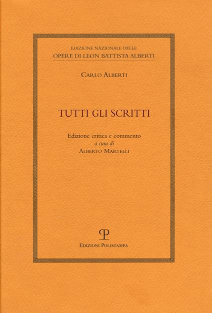 Tutti gli scritti - Carlo Alberti - copertina