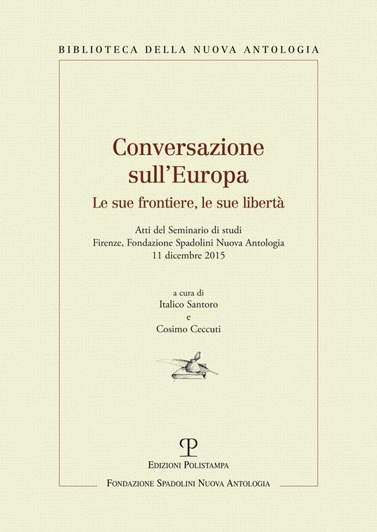 Conversazioni sull'Europa. Le sue frontiere, le sue libertà - copertina