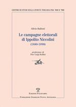 Le campagne elettorali di Ippolito Niccolini (1880-1890)