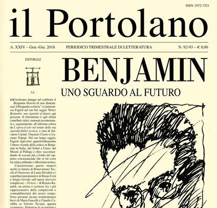 Il portolano (2018). Vol. 92-93: Gennaio-giugno. - copertina