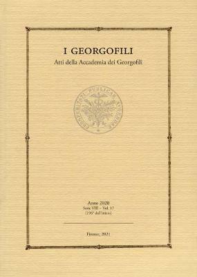 I Georgofili. Atti della Accademia dei Georgofili (2020). Vol. 17 - copertina