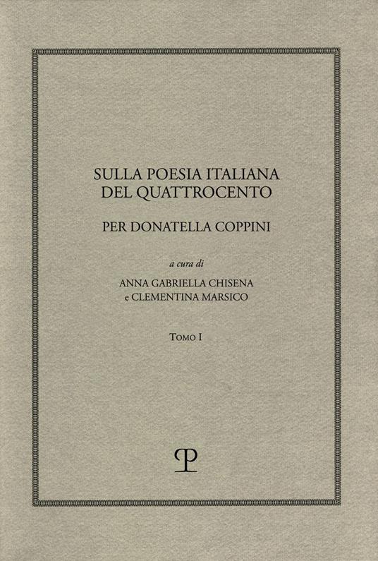 Sulla poesia italiana del Quattrocento. Per Donatella Coppini - copertina